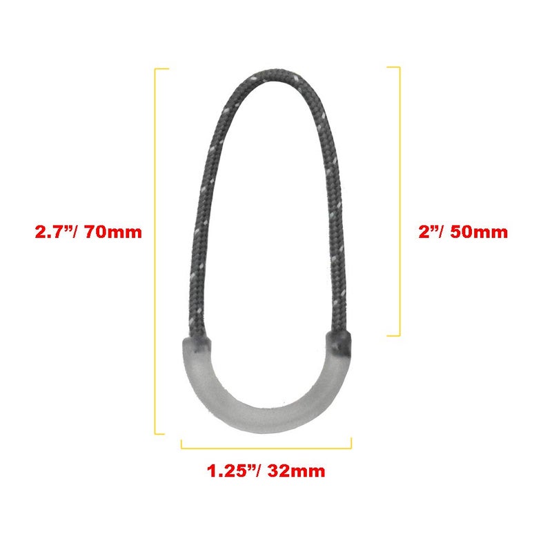 Renashed 20Pcs Self Luminous Zipper Pulls Cord Replacement for Backpacks, Jackets, Traveling Cases, Luggage, Purses, Handbags, Kids - Image 2